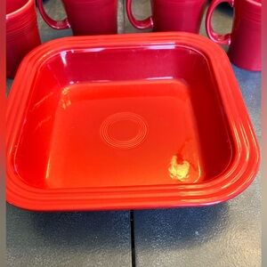 Fiesta- Scarlett Red square baker